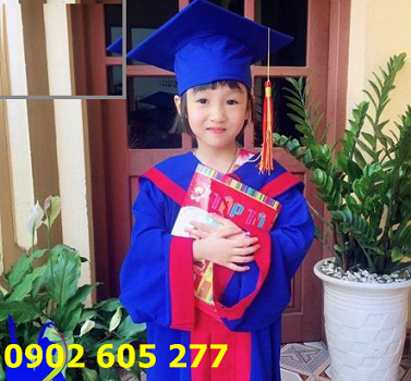Cho thuê áo tốt nghiệp mẫu giáo giá rẻ